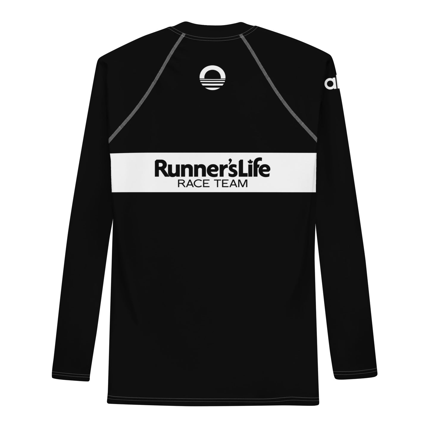 Men's Long Sleeve Shirt - Runner's Life Black