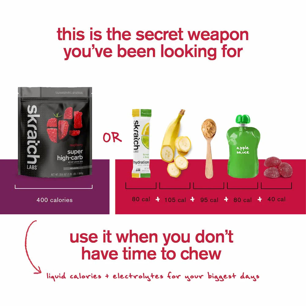 Skratch Super High-Carb Raspberry 840g