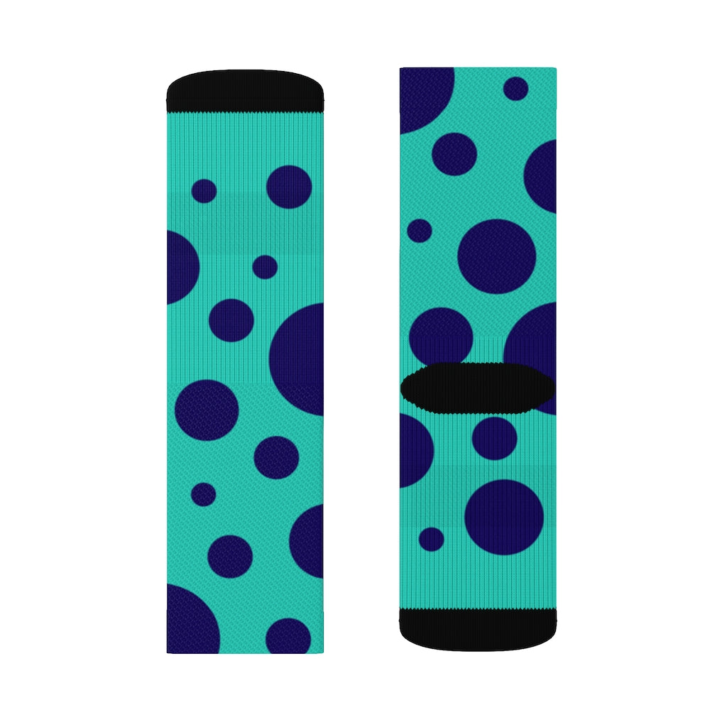 Socks - Dot Stripe Mint