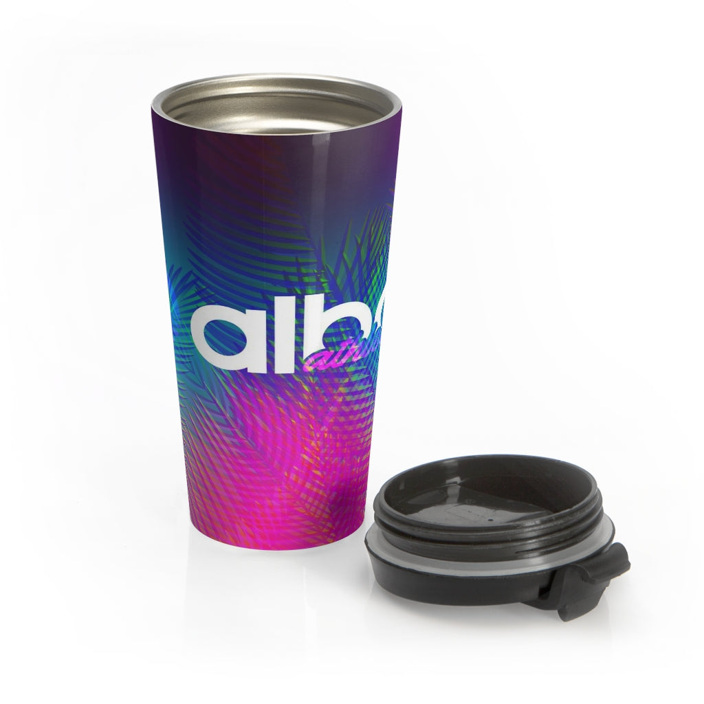 Stainless Travel Mug - Palms