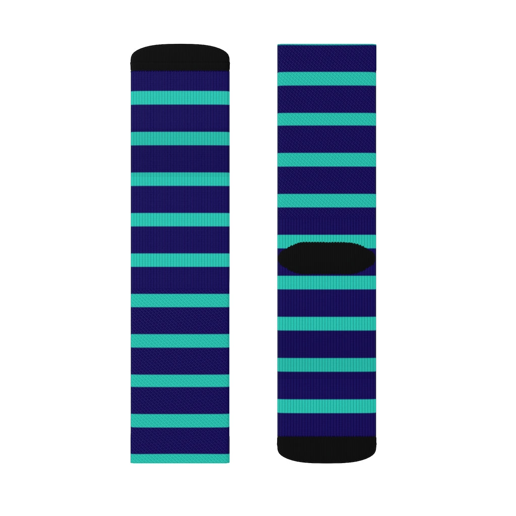 Socks - Dot Stripe Mint