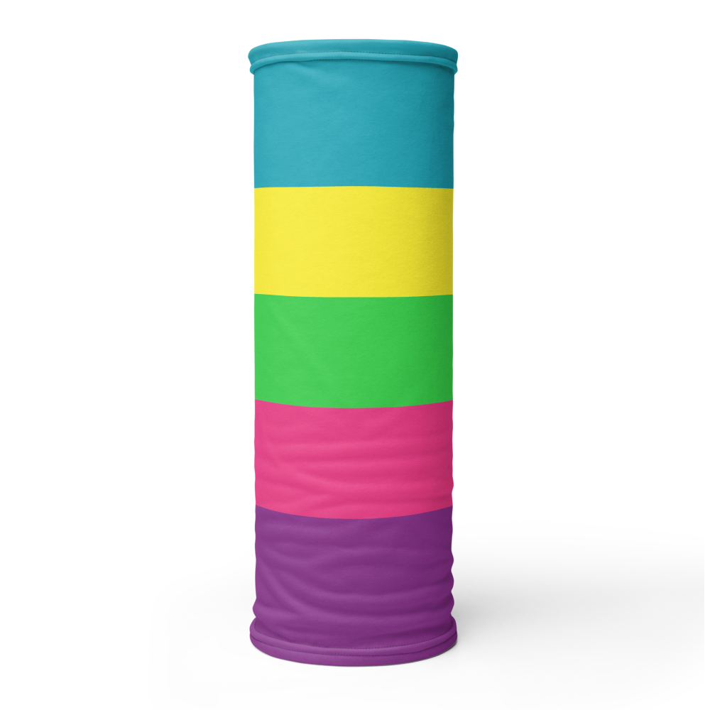 Men's Tube Scarf - Neon