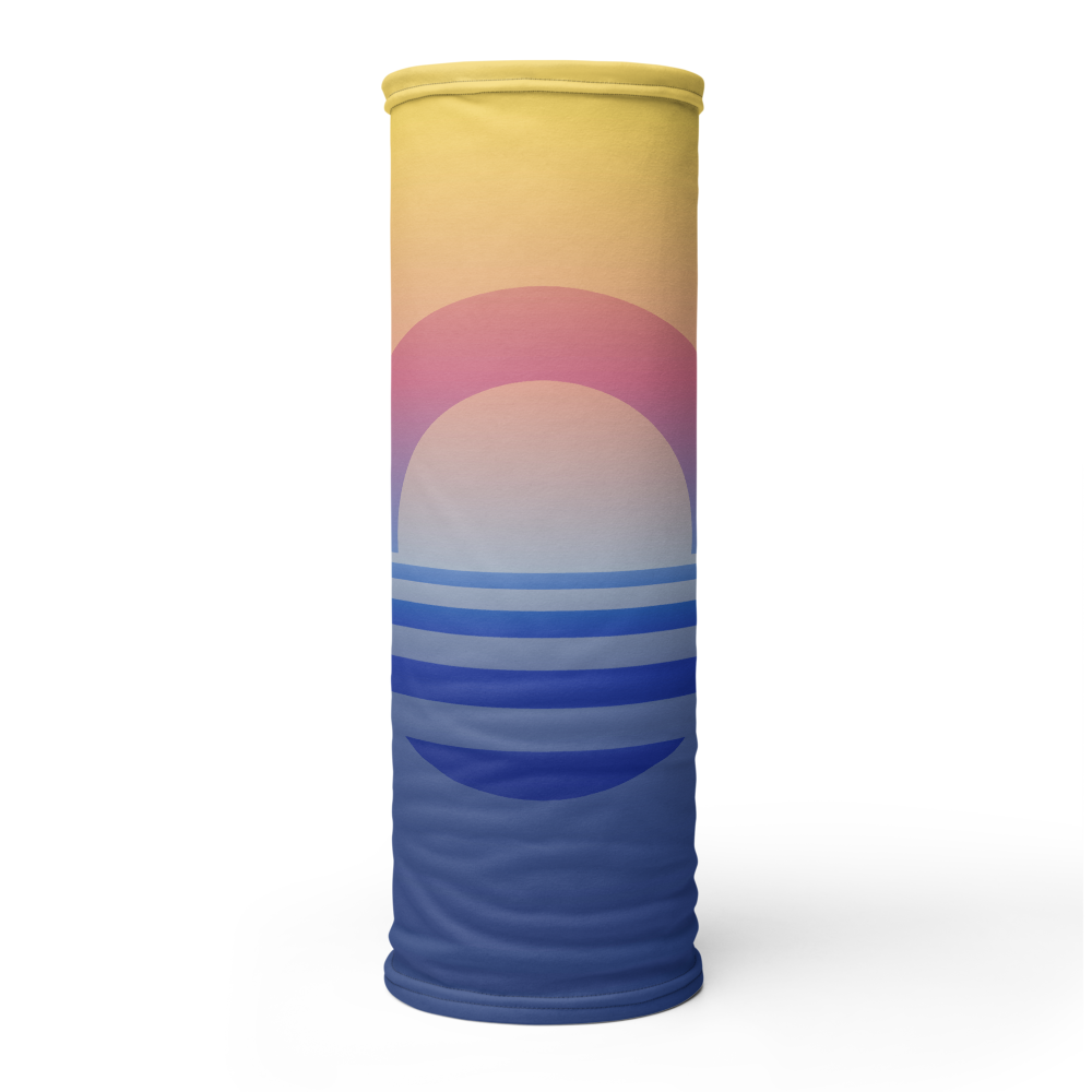 Women's Tube Scarf - Evening Sun