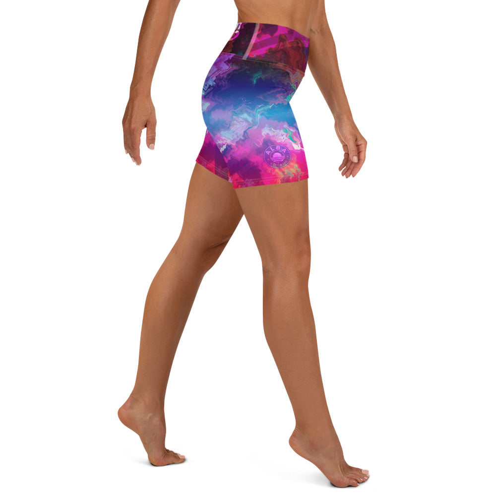 Women's Yoga Shorts - Race Team