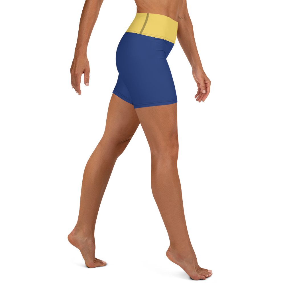 Women's Yoga Shorts - Evening Sun