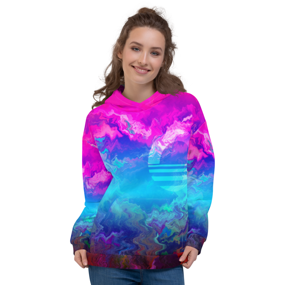 Women's Hooded Sweatshirt - Mountain Dream