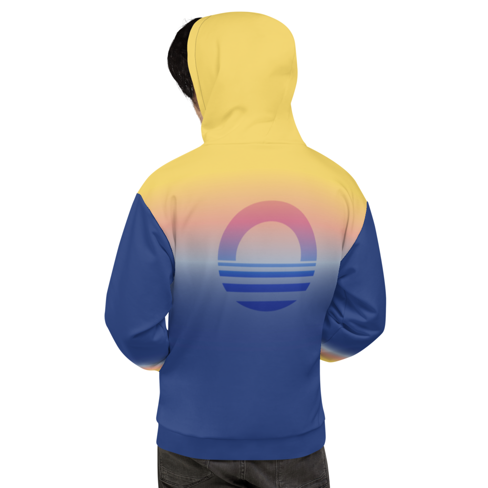 Men's Hooded Sweatshirt - Evening Sun