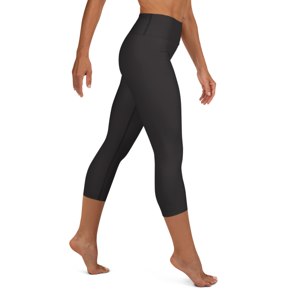 Women's Yoga Capri Tights - Black Out