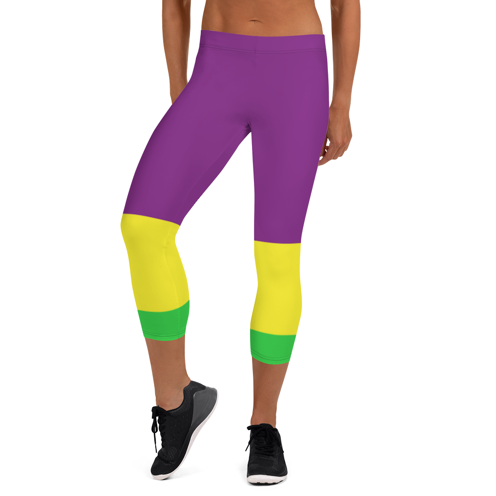 Women's Capri Tights - Neon