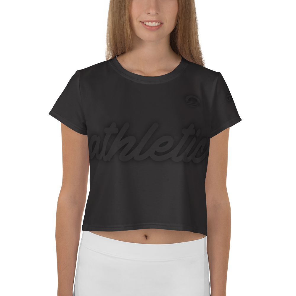 Women's Crop Tee - Black Out