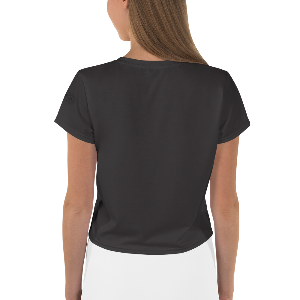 Women's Crop Tee - Black Out