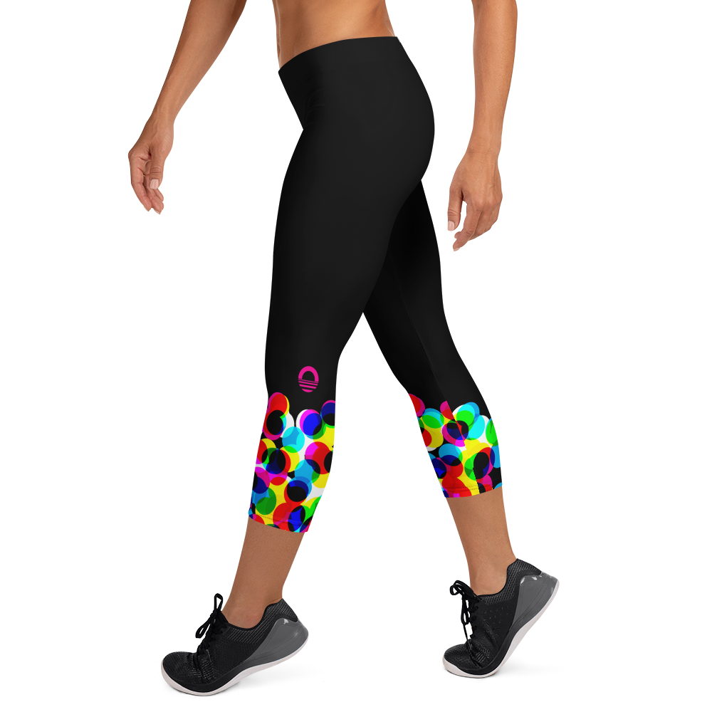 Women's Capri Tights - CMYK