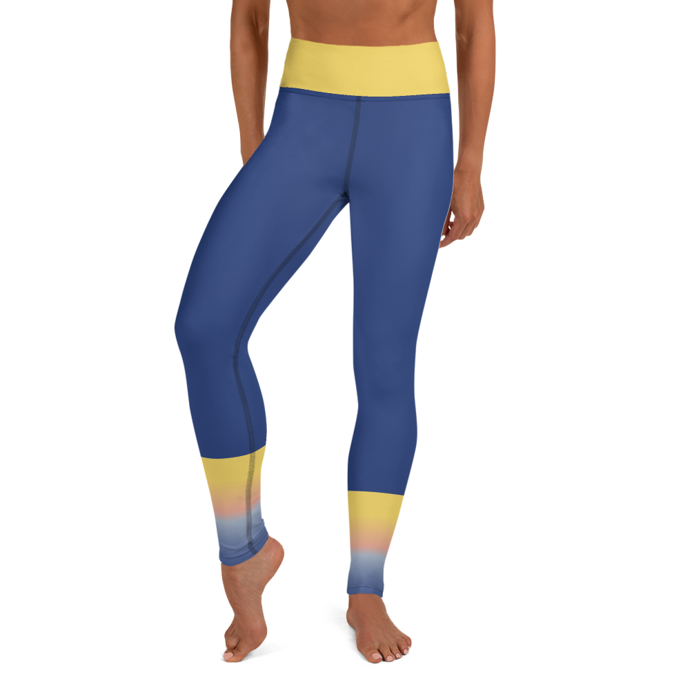 Women's Yoga Tights - Evening Sun