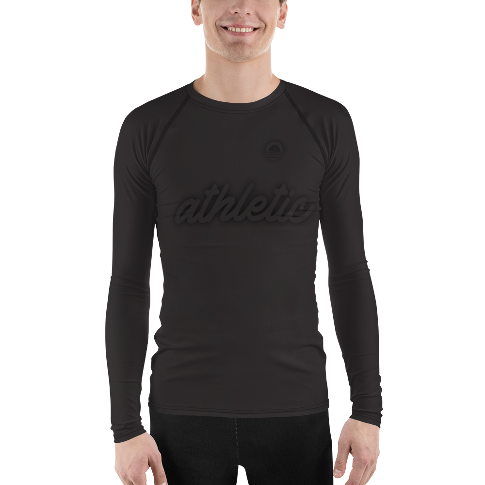 Men's Long Sleeve Shirt - Black Out