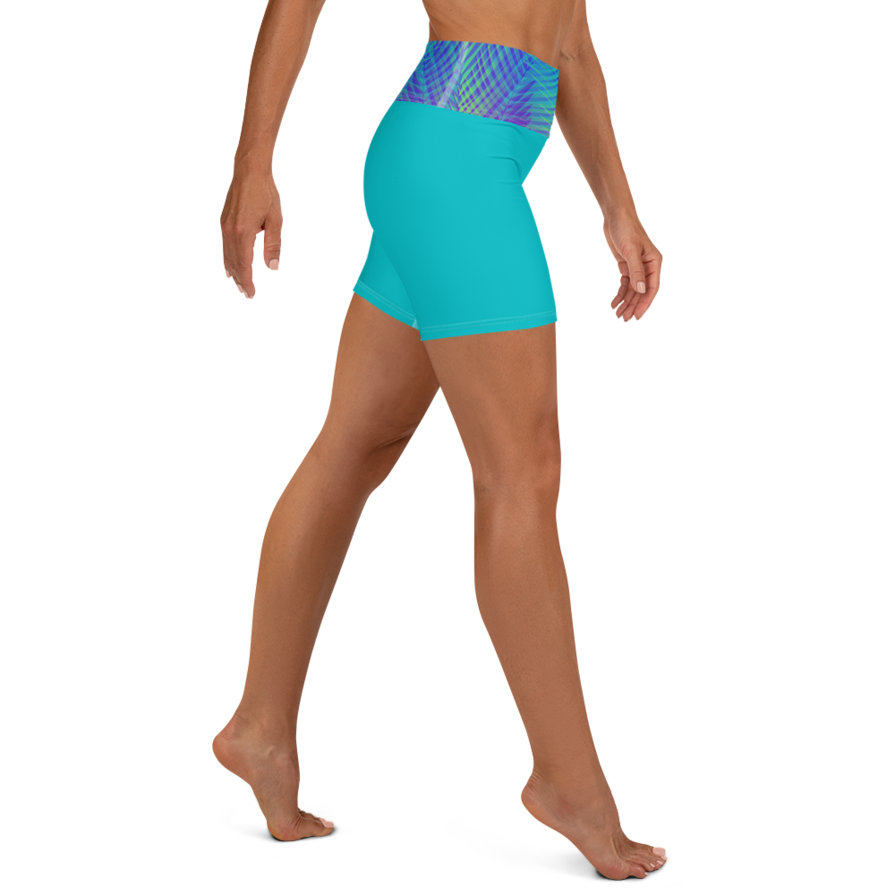 Women's Yoga Shorts - Palms