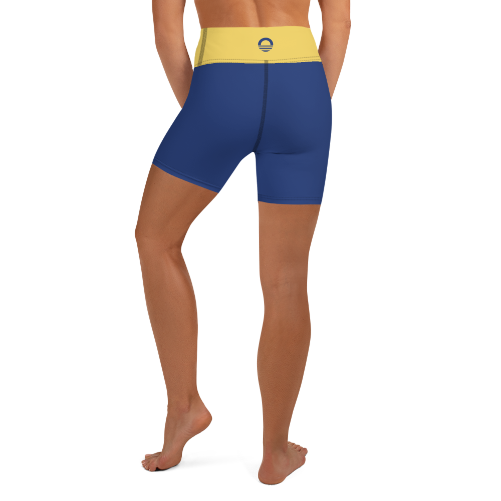 Women's Yoga Shorts - Evening Sun