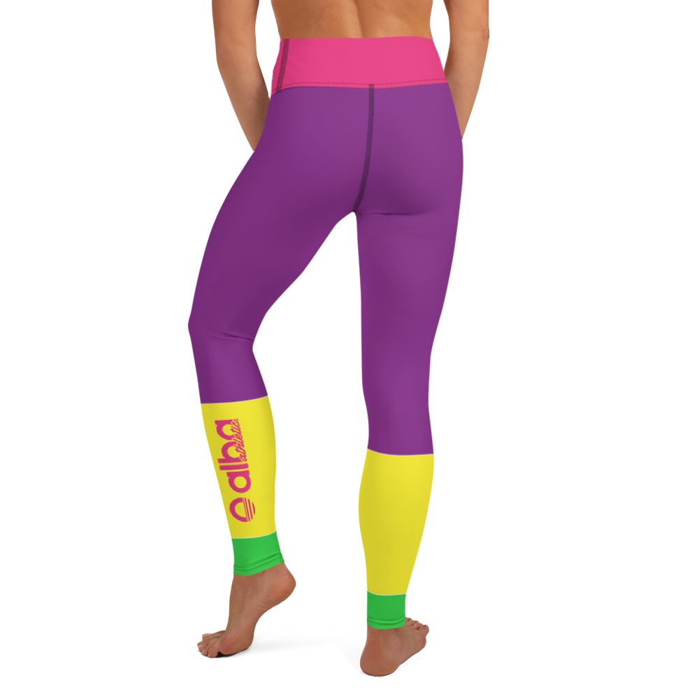 Women's Yoga Tights - Neon