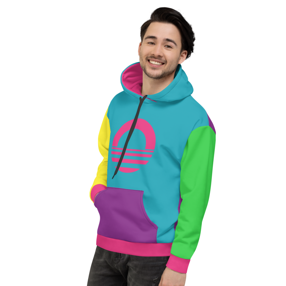 Men's Hooded Sweatshirt - Neon