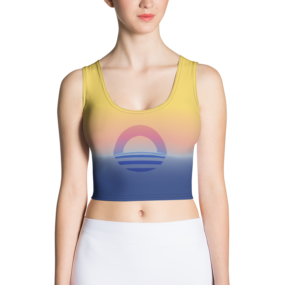 Women's Crop Top - Evening Sun