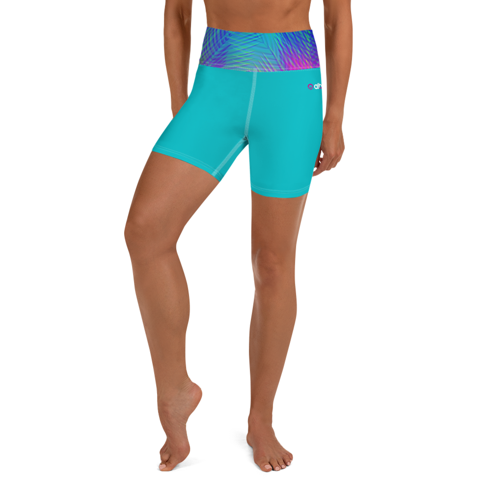 Women's Yoga Shorts - Palms