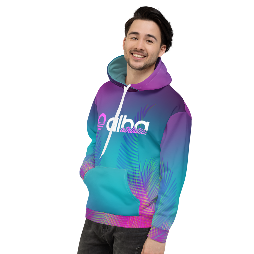 Men's Hooded Sweatshirt - Palms