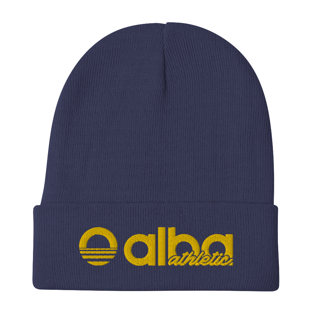Embroidered Beanie - Evening Sun