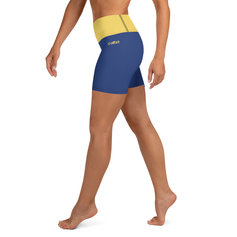Women's Yoga Shorts - Evening Sun
