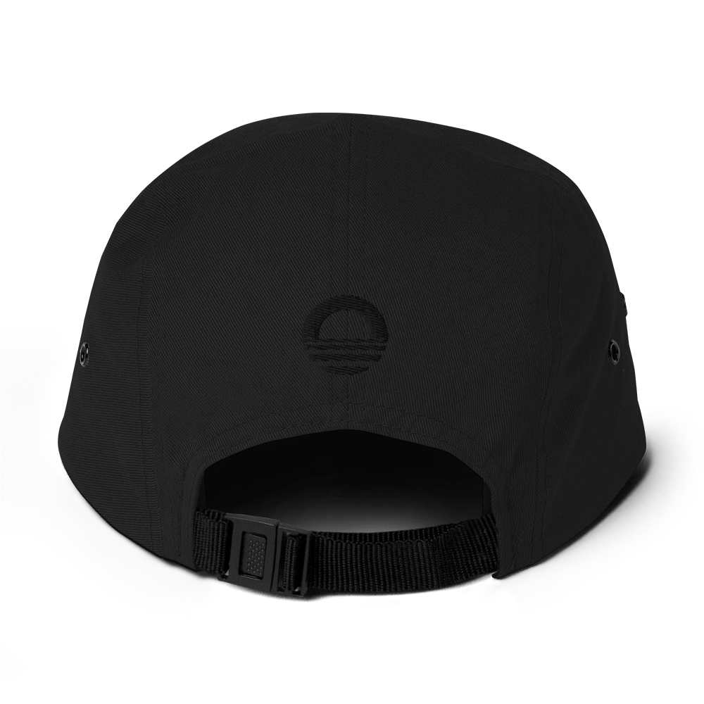 5 Panel Hat - Black Out