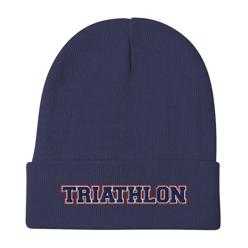 Embroidered Beanie - University Triathlon