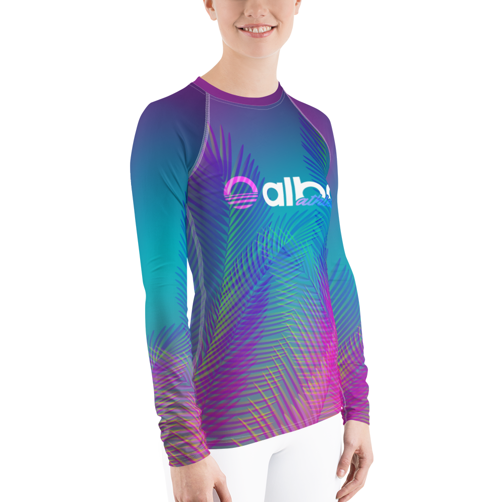Women's Long Sleeve Shirt - Palms