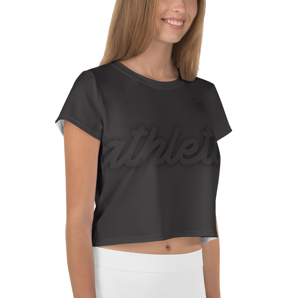 Women's Crop Tee - Black Out