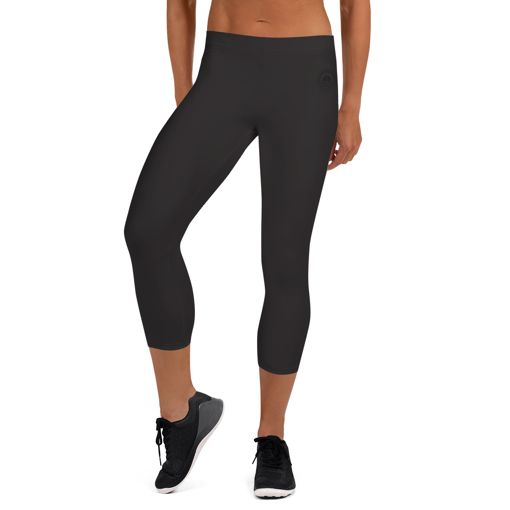 Women's Capri Tights - Black Out