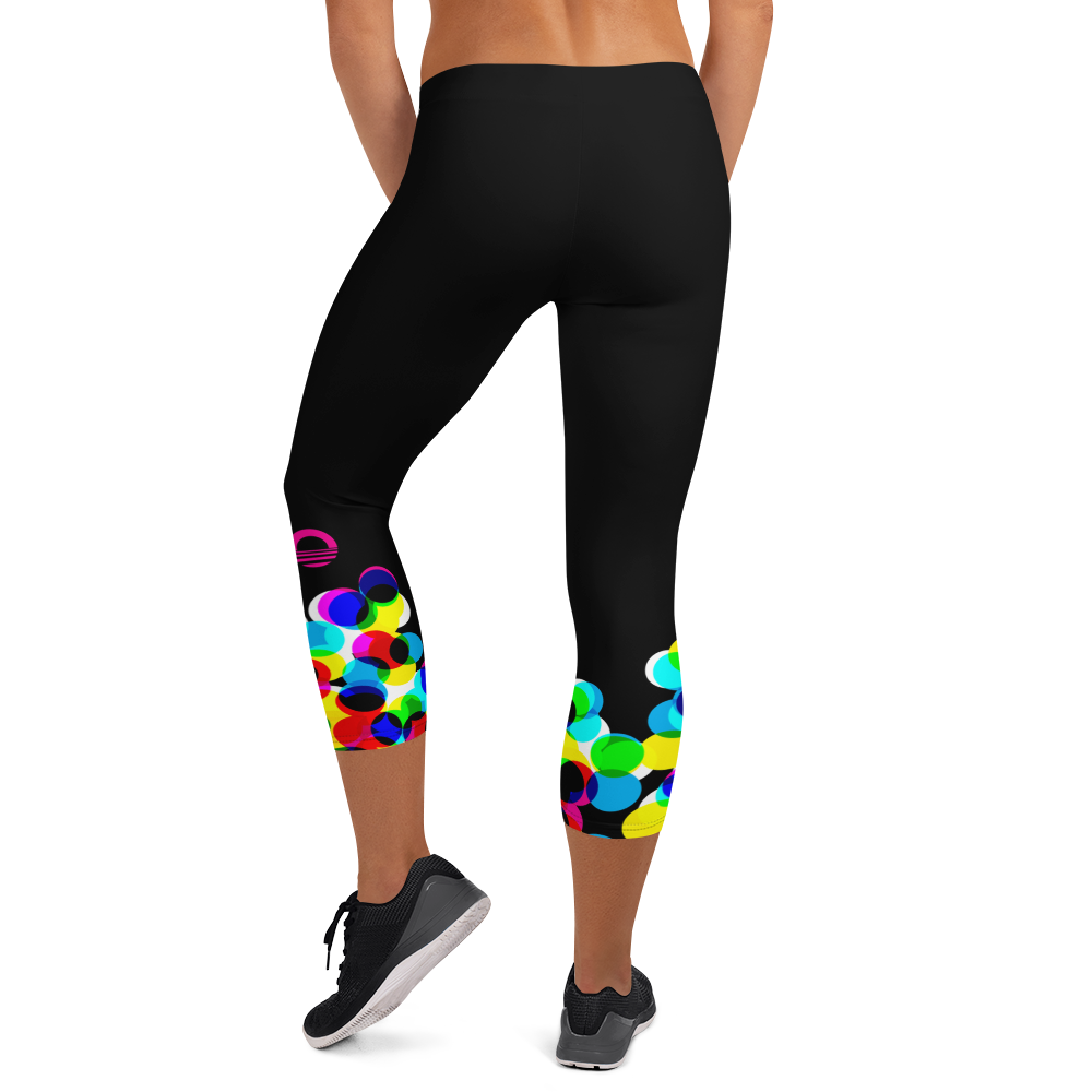 Women's Capri Tights - CMYK