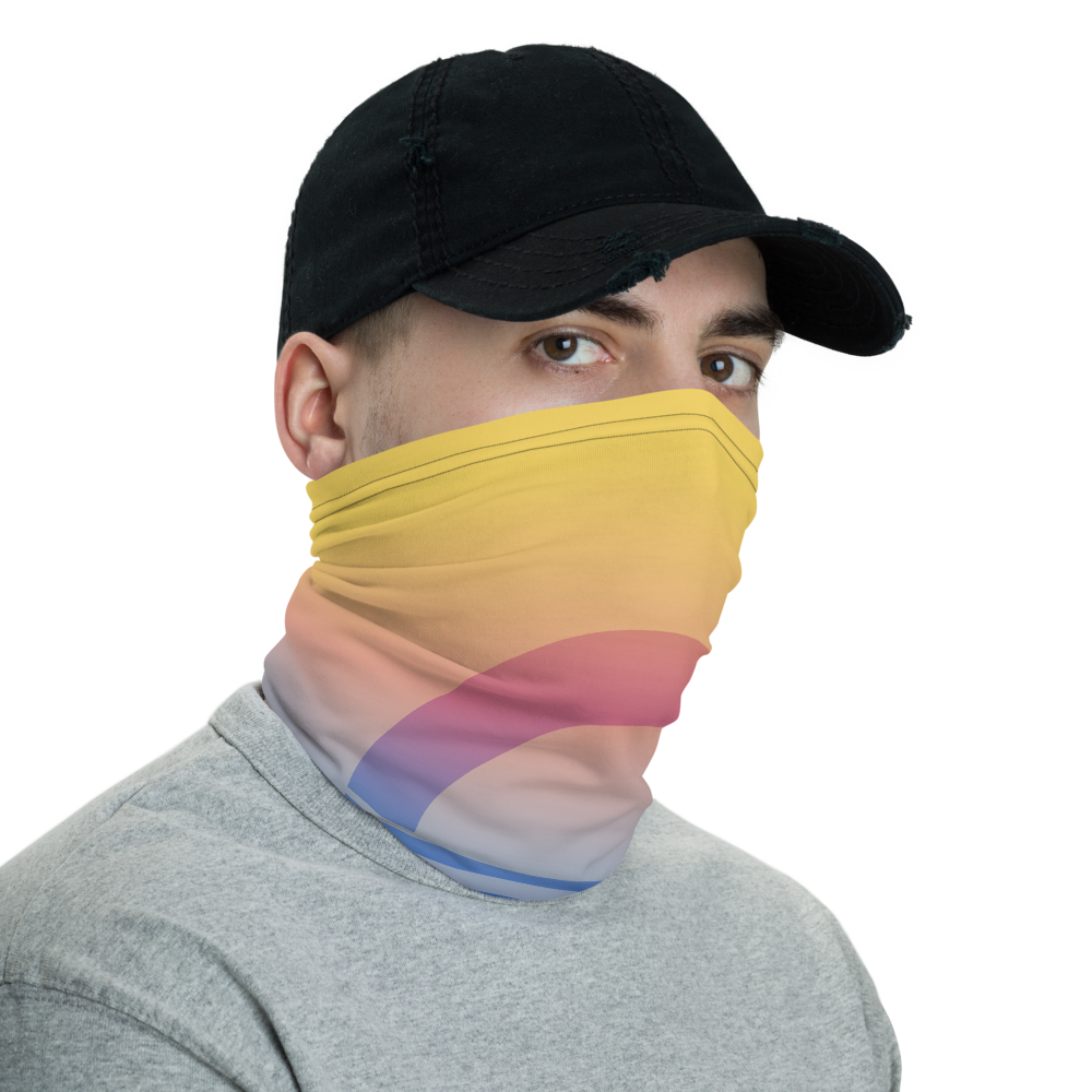 Men's Tube Scarf - Evening Sun