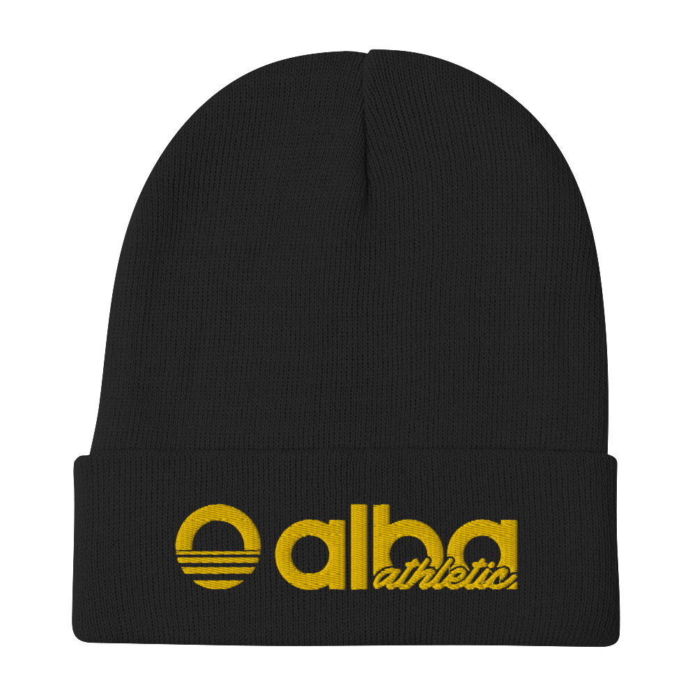 Embroidered Beanie - Evening Sun