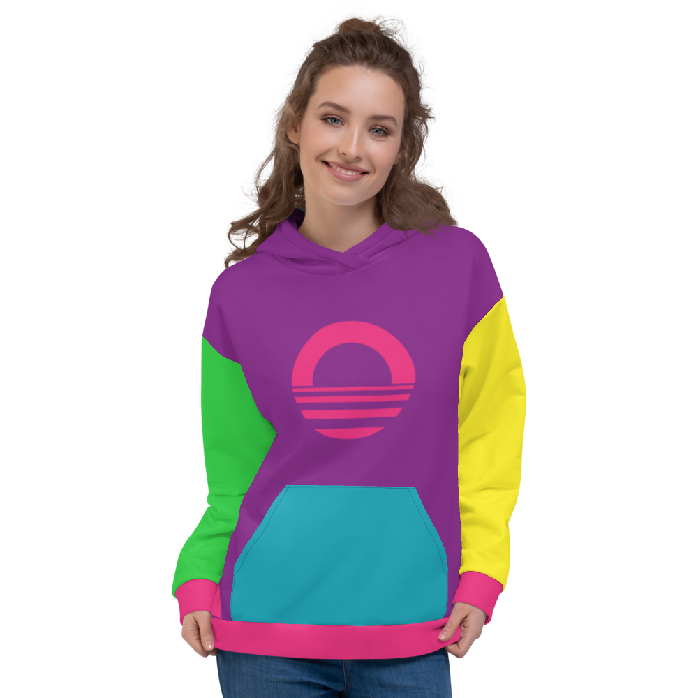 Women's Hooded Sweatshirt - Neon