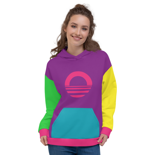Women's Hooded Sweatshirt - Neon