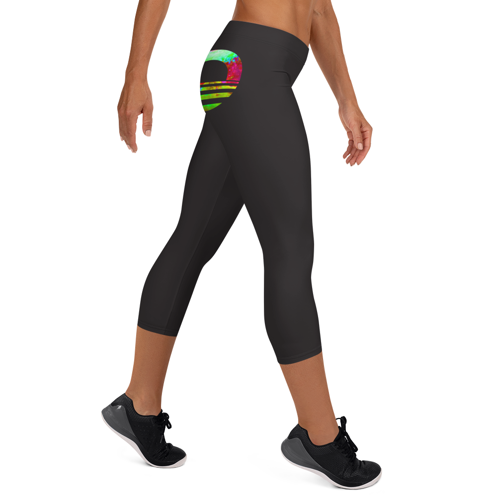 Women's Capri Tights - Nebula