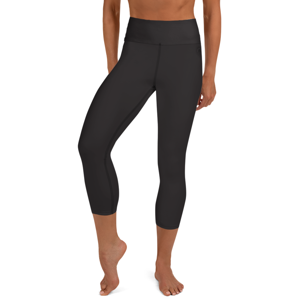 Women's Yoga Capri Tights - Black Out