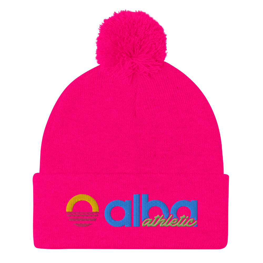Pom-Pom Beanie - Neon