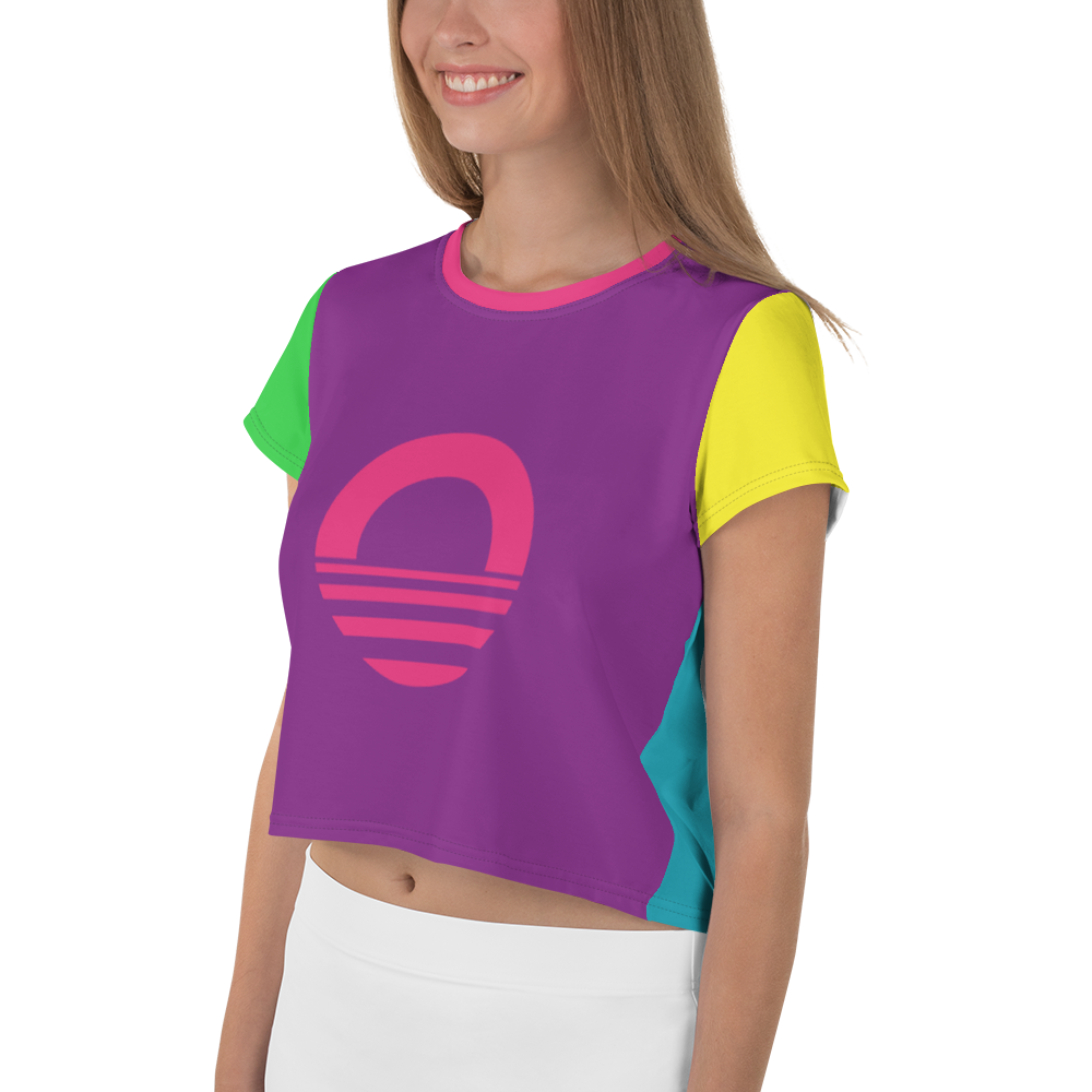 Women's Crop Tee - Neon