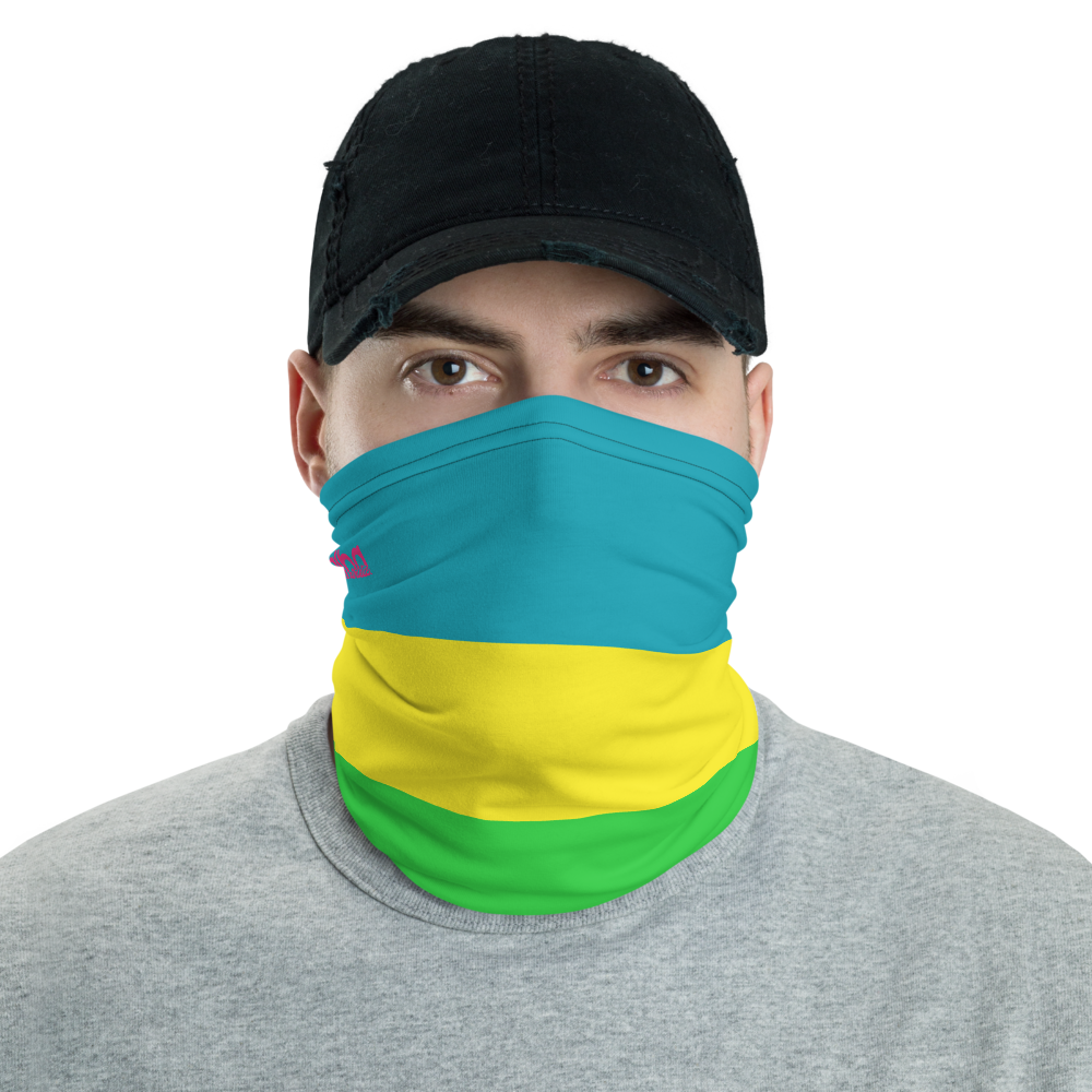 Men's Tube Scarf - Neon