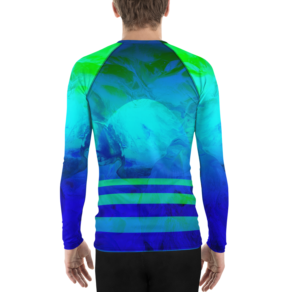 Men's Long Sleeve Shirt - Earth Waves