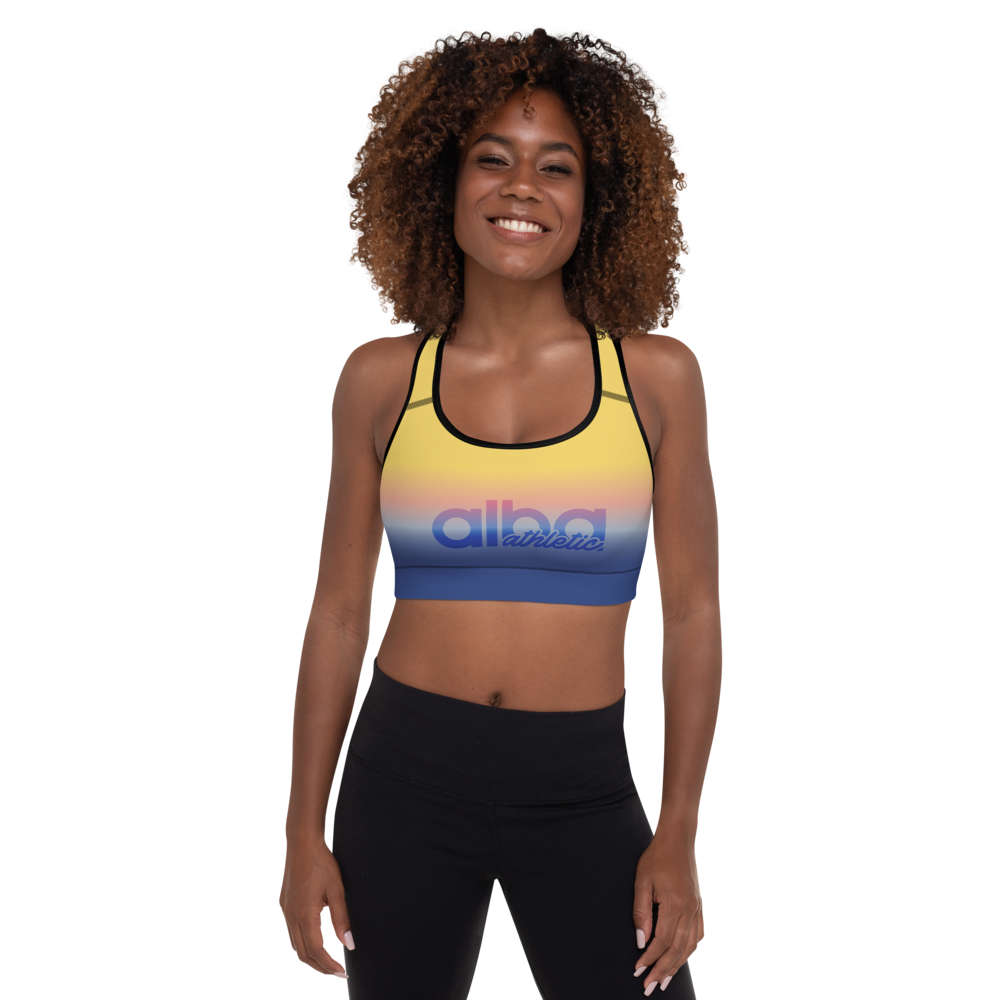 Women's Sports Bra - Evening Sun