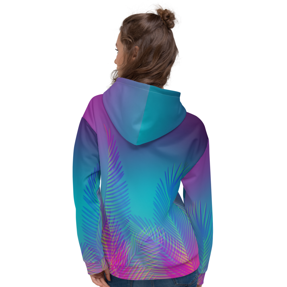 Women's Hooded Sweatshirt - Palms