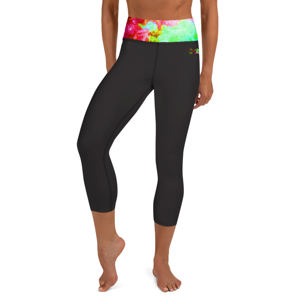Women's Yoga Capri Tights - Nebula