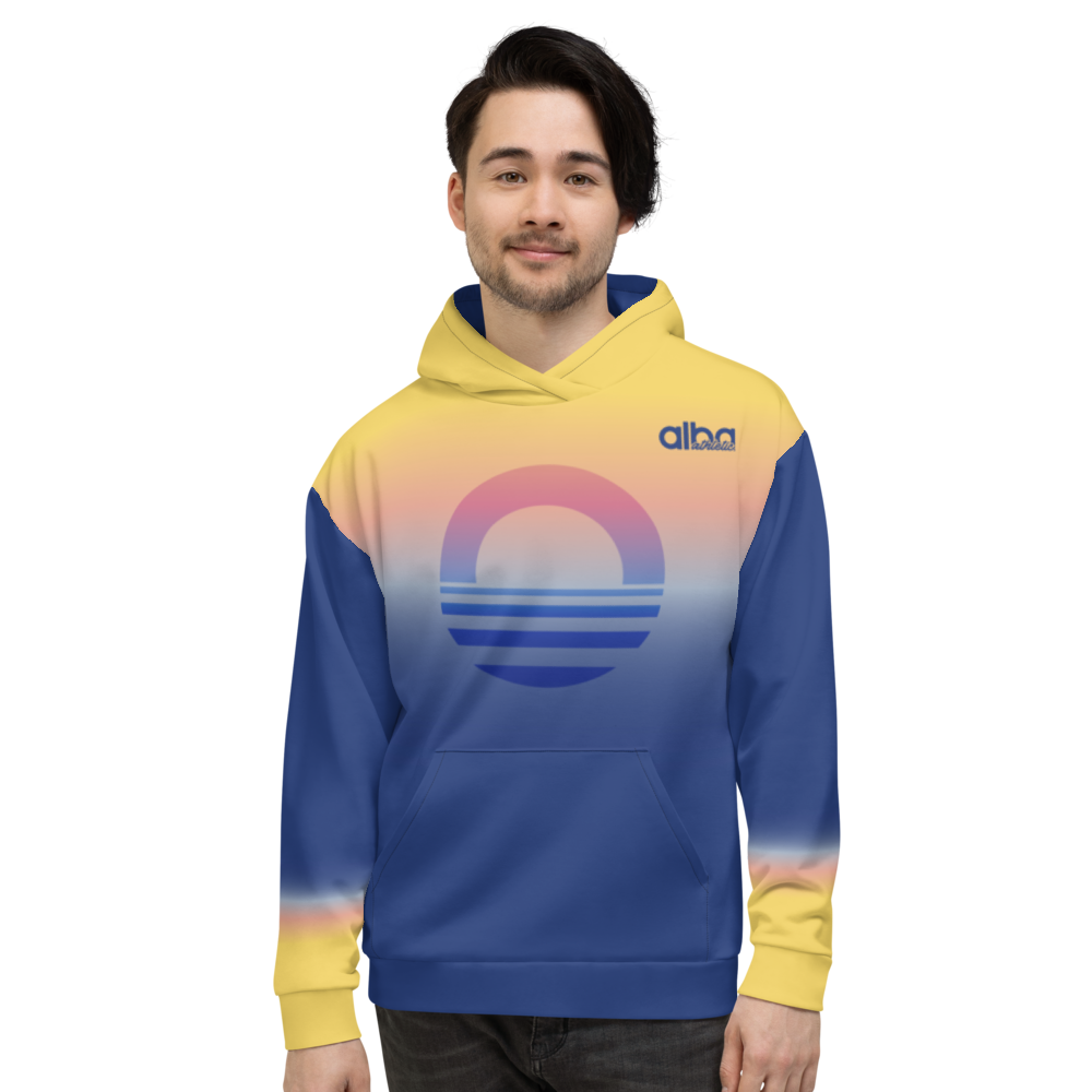 Men's Hooded Sweatshirt - Evening Sun