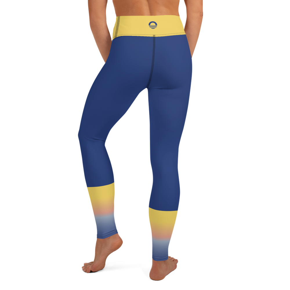 Women's Yoga Tights - Evening Sun
