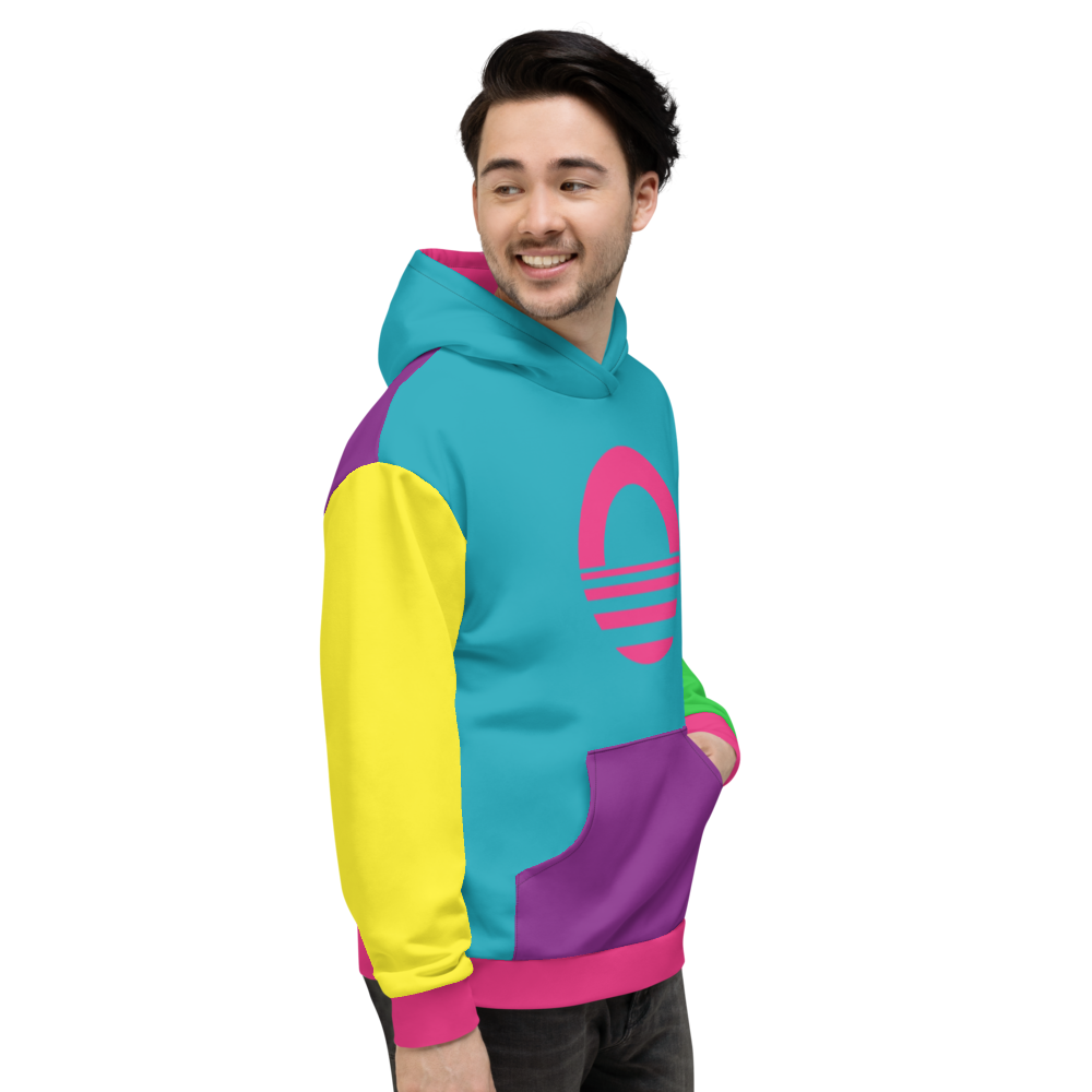 Men's Hooded Sweatshirt - Neon