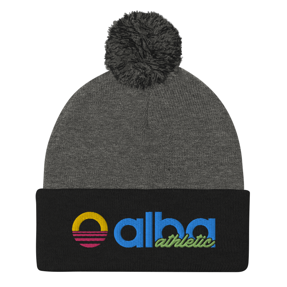 Pom-Pom Beanie - Neon